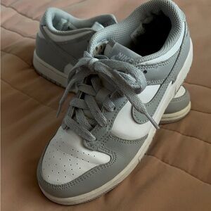 Nike Gray and White Classic Sneakers